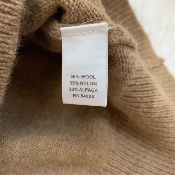 Banana Republic Camel Button Up Collar Sweater - Picture 3 of 4